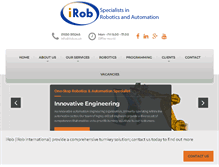 Tablet Screenshot of irob.co.uk